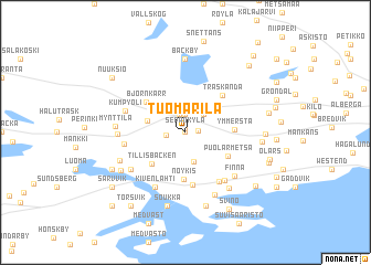 map of Tuomarila