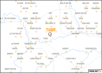 map of Tuôn