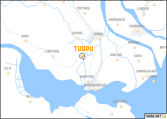 map of Tuopu