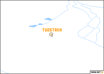 map of Tuostakh