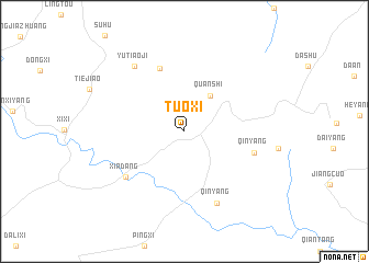 map of Tuoxi