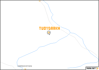 map of Tuoydaakh