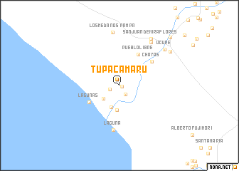 map of Tupac Amarú