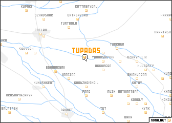 map of Tupadas