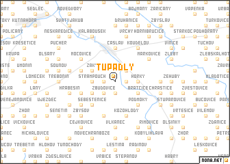 map of Tupadly