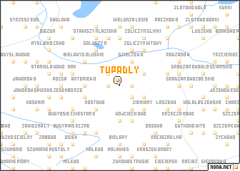 map of Tupadły