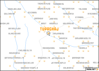 map of Tūp Āghāj