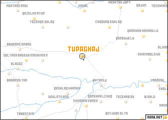 map of Tūp Āghāj