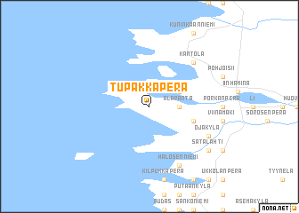 map of Tupakkaperä