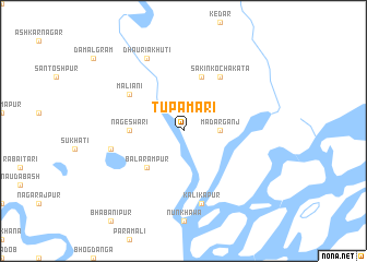 map of Tupāmāri