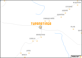 map of Tupanatinga