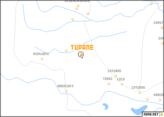 map of Tupane