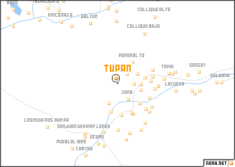 map of Tupan