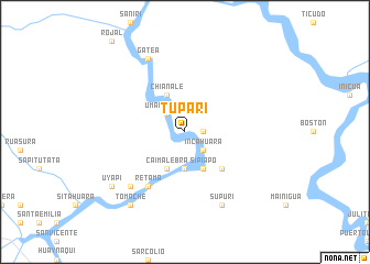 map of Tupari