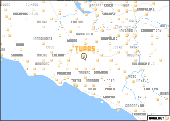 map of Tupas