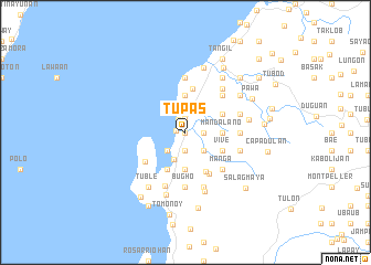 map of Tupas