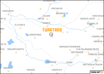 map of Tupátaro