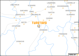 map of Tupátaro