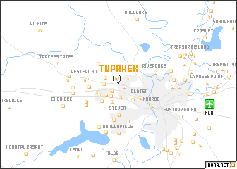 map of Tupawek