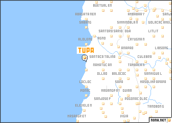 map of Tupa