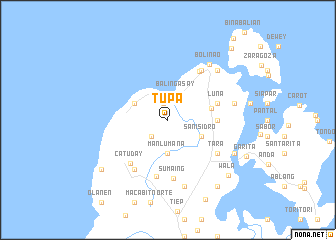 map of Tupa