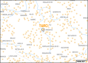 map of Tupci