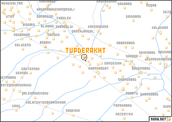 map of Tūp Derakht