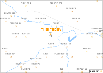 map of Tupichany
