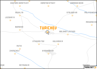 map of Tupichëv