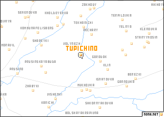 map of Tupichino