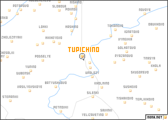 map of Tupichino