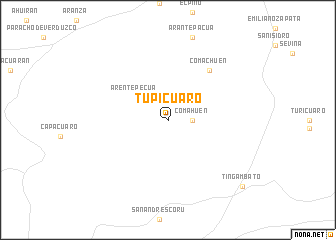 map of Tupicuaro