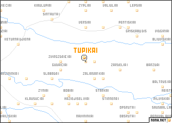 map of Tupikai