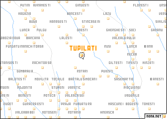 map of Tupilaţi