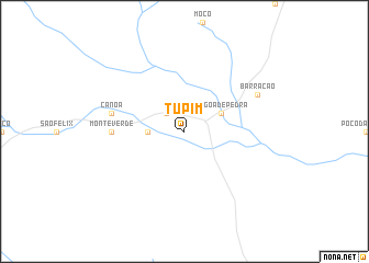 map of Tupim