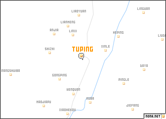 map of Tuping