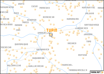 map of Tupin