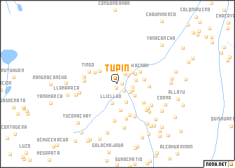 map of Tupin