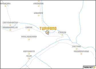 map of Tupipano