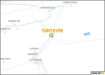 map of Tupitsyno