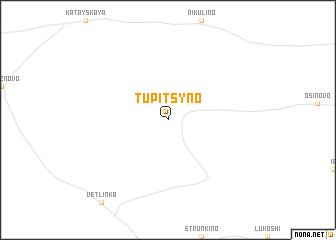 map of Tupitsyno