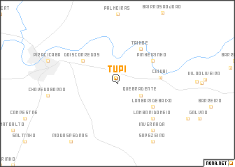 map of Tupi