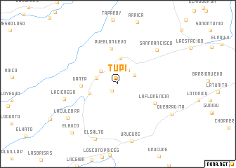 map of Tupí