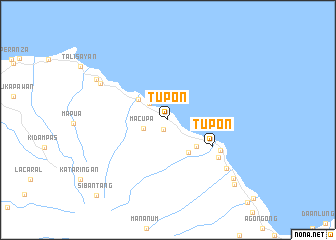 map of Tup-on