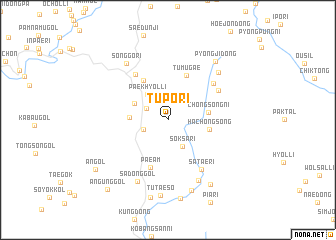 map of Tup\