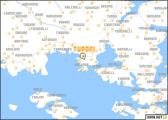 map of Tup\