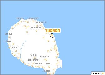 map of Tupsan