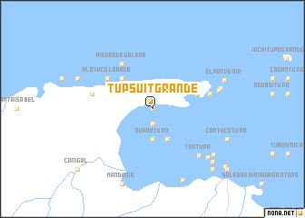 map of Tupsuit Grande