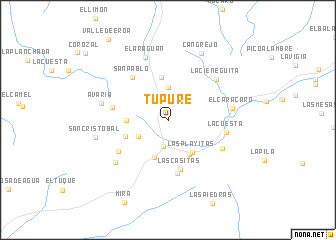 map of Tupure