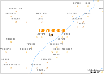 map of Tupyaw Makaw